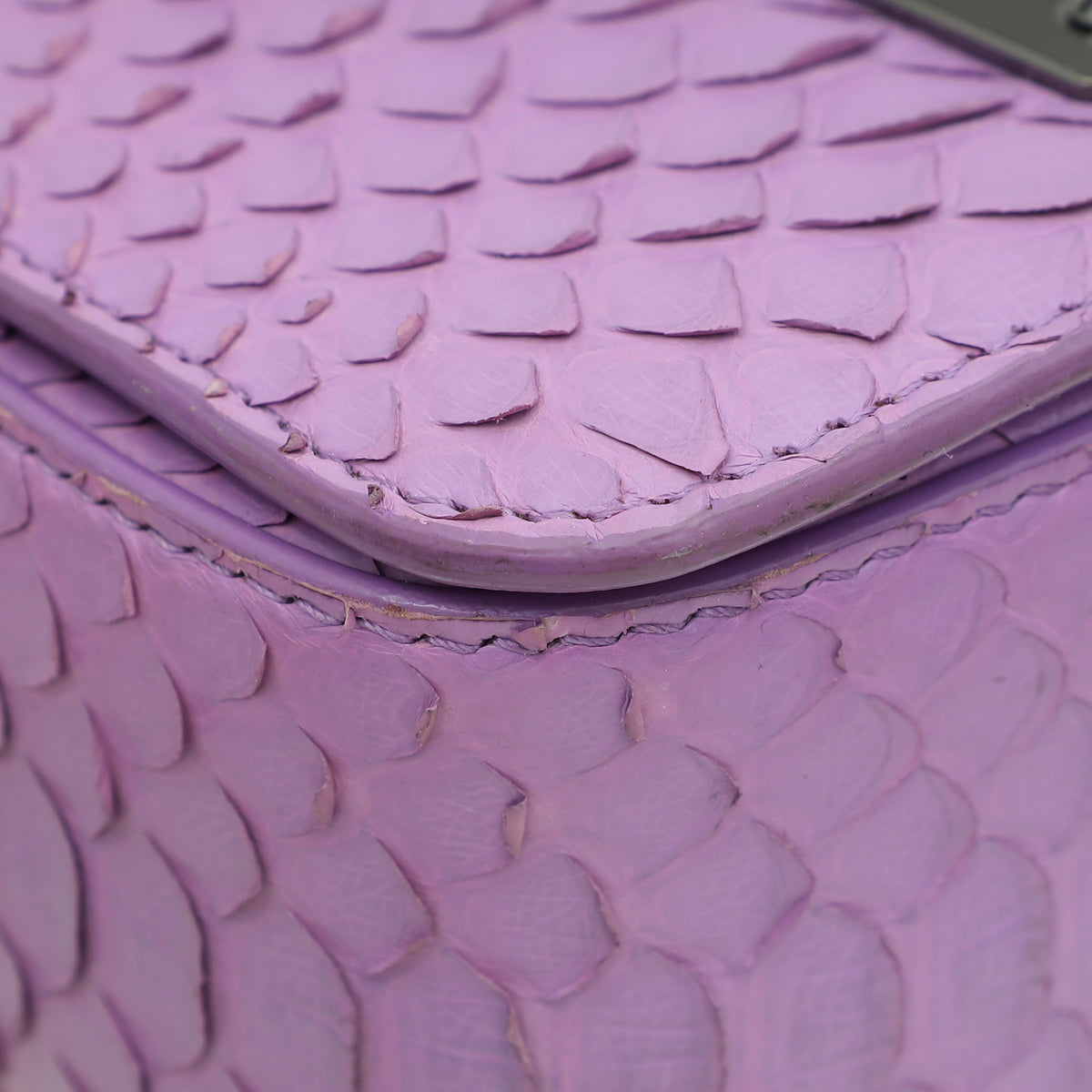 Tom Ford Purple Natalia Python Medium Flap Bag