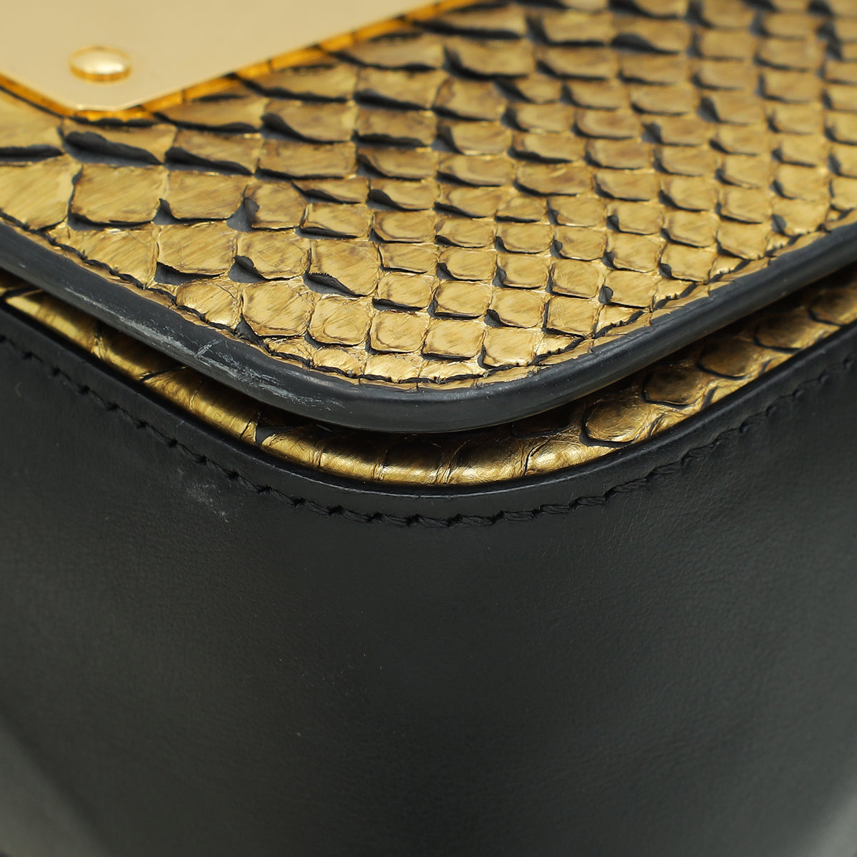 Tom Ford Bicolor Natalia Python Medium Flap Bag