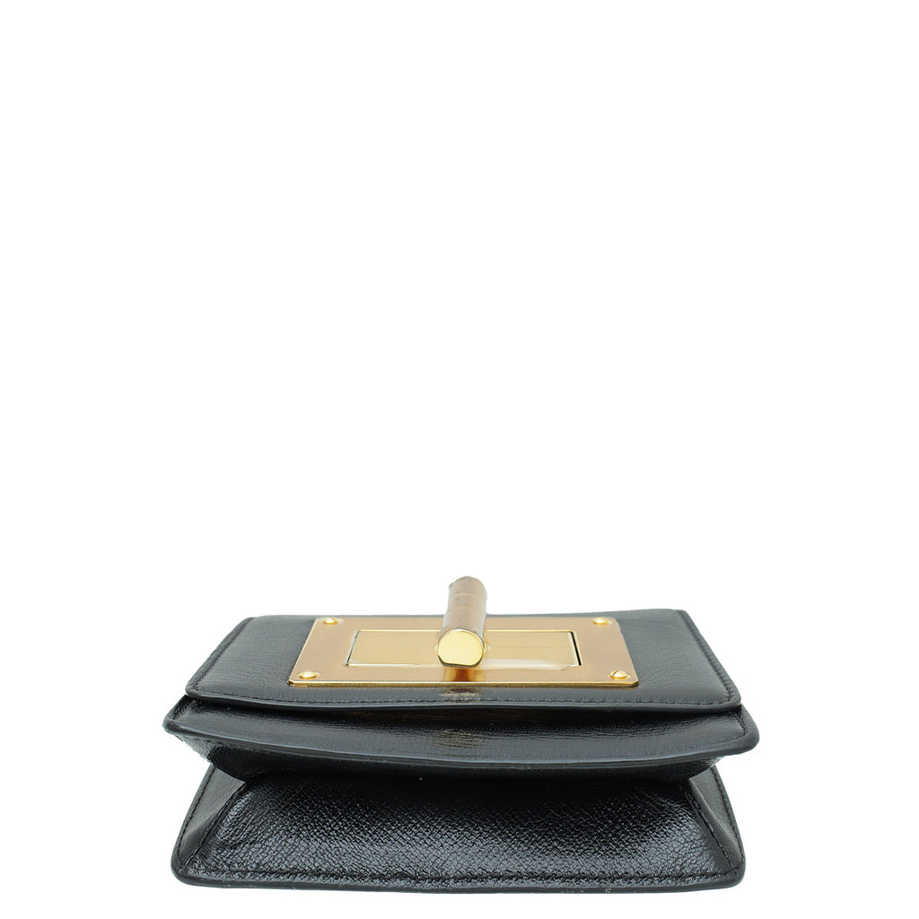 Tom Ford Black Natalia Mini Flap Bag