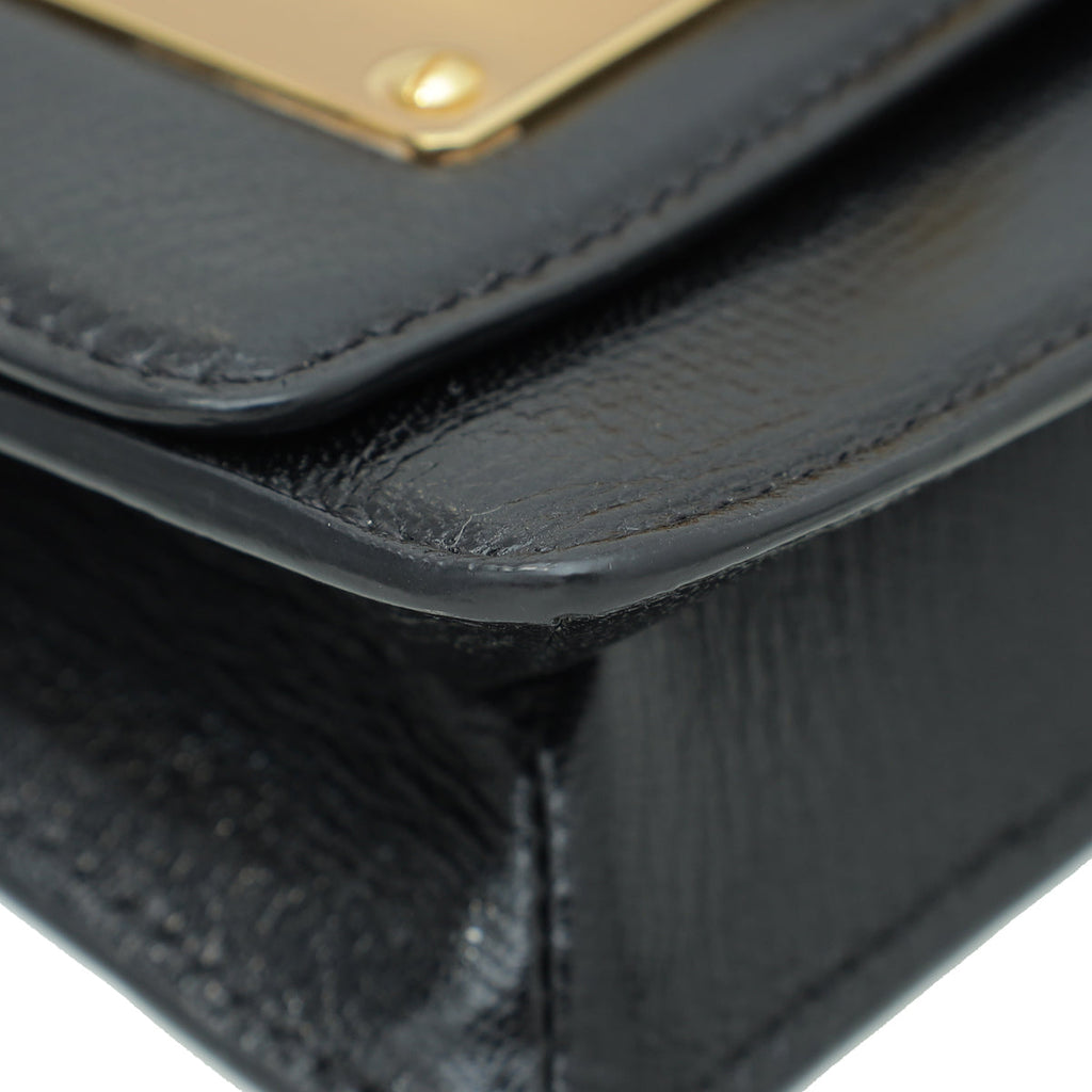 Tom Ford Black Natalia Mini Flap Bag