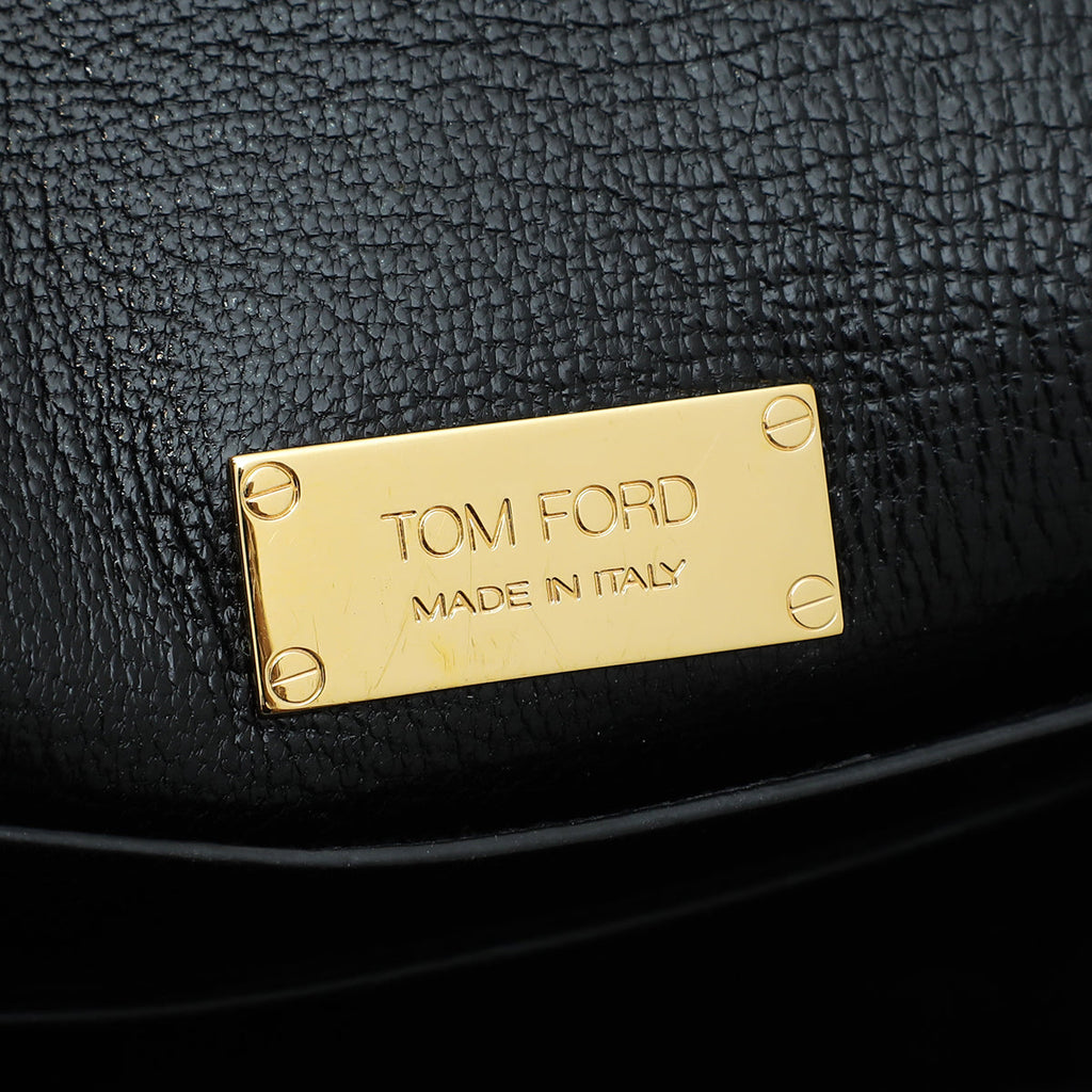 Tom Ford Black Natalia Mini Flap Bag