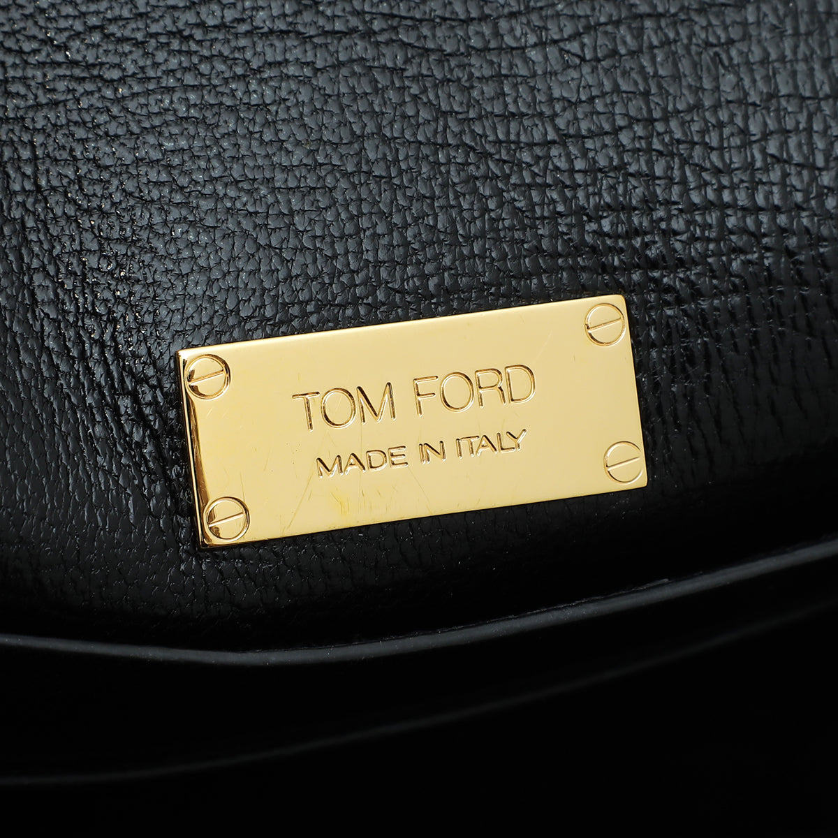 Tom Ford Black Natalia Mini Flap Bag