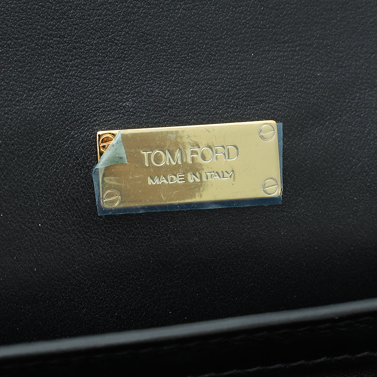 Tom Ford Black Python Natalia Flap Medium Bag