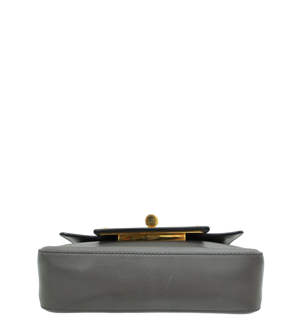 Tom Ford Grey Natalia Medium Flap Bag