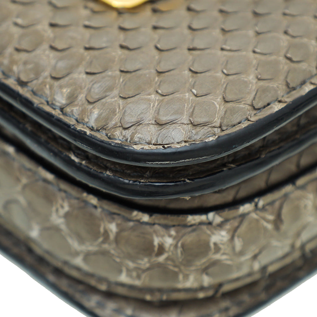 Tom Ford Grey Python Natalia Medium Bag