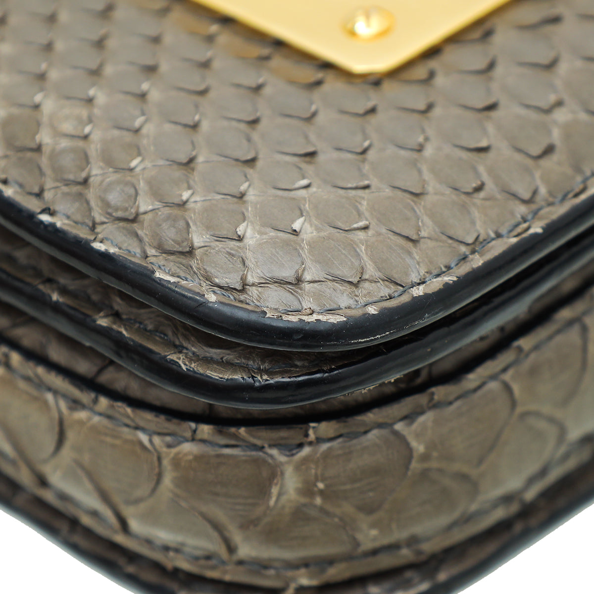 Tom Ford Grey Python Natalia Medium Bag