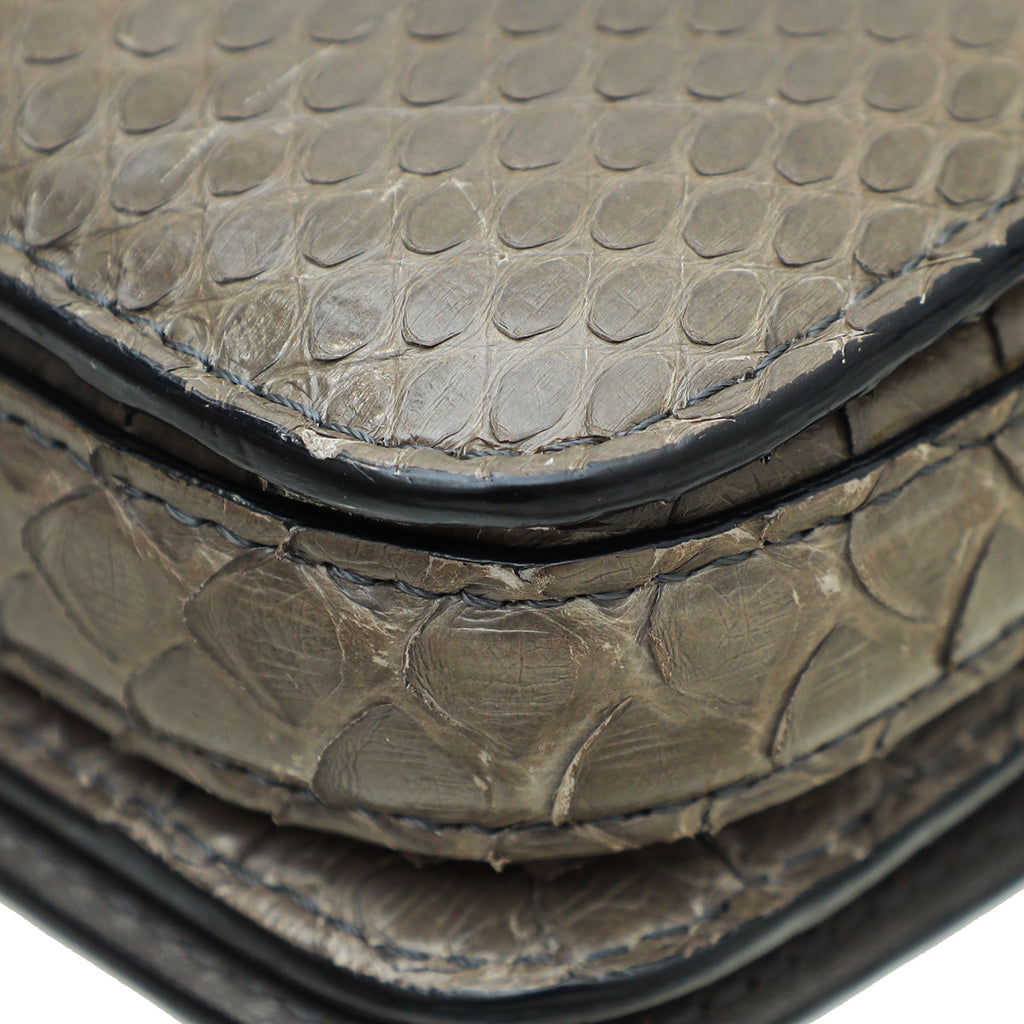 Tom Ford Grey Python Natalia Medium Bag
