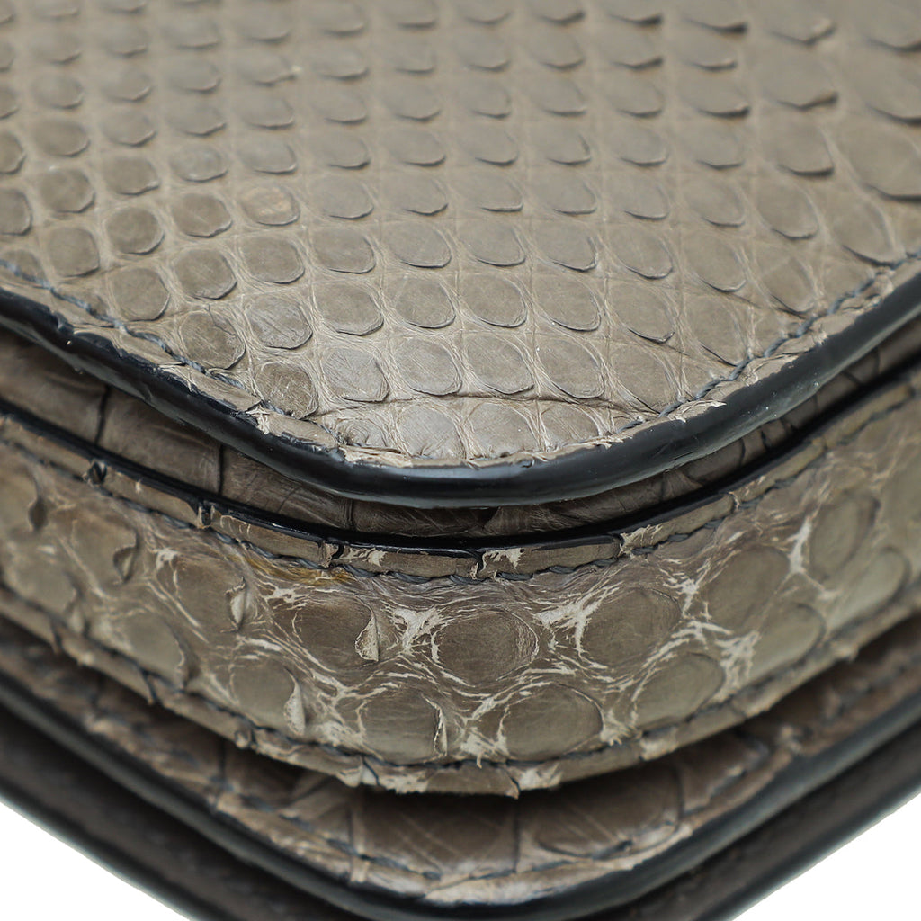Tom Ford Grey Python Natalia Medium Bag