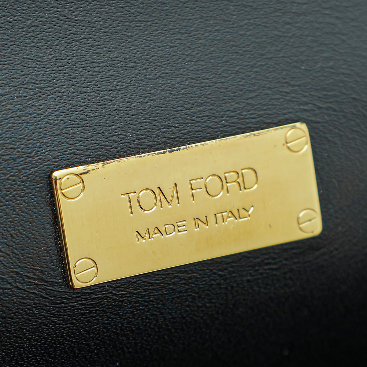 Tom Ford Black Python Natalia Large Satchel Bag