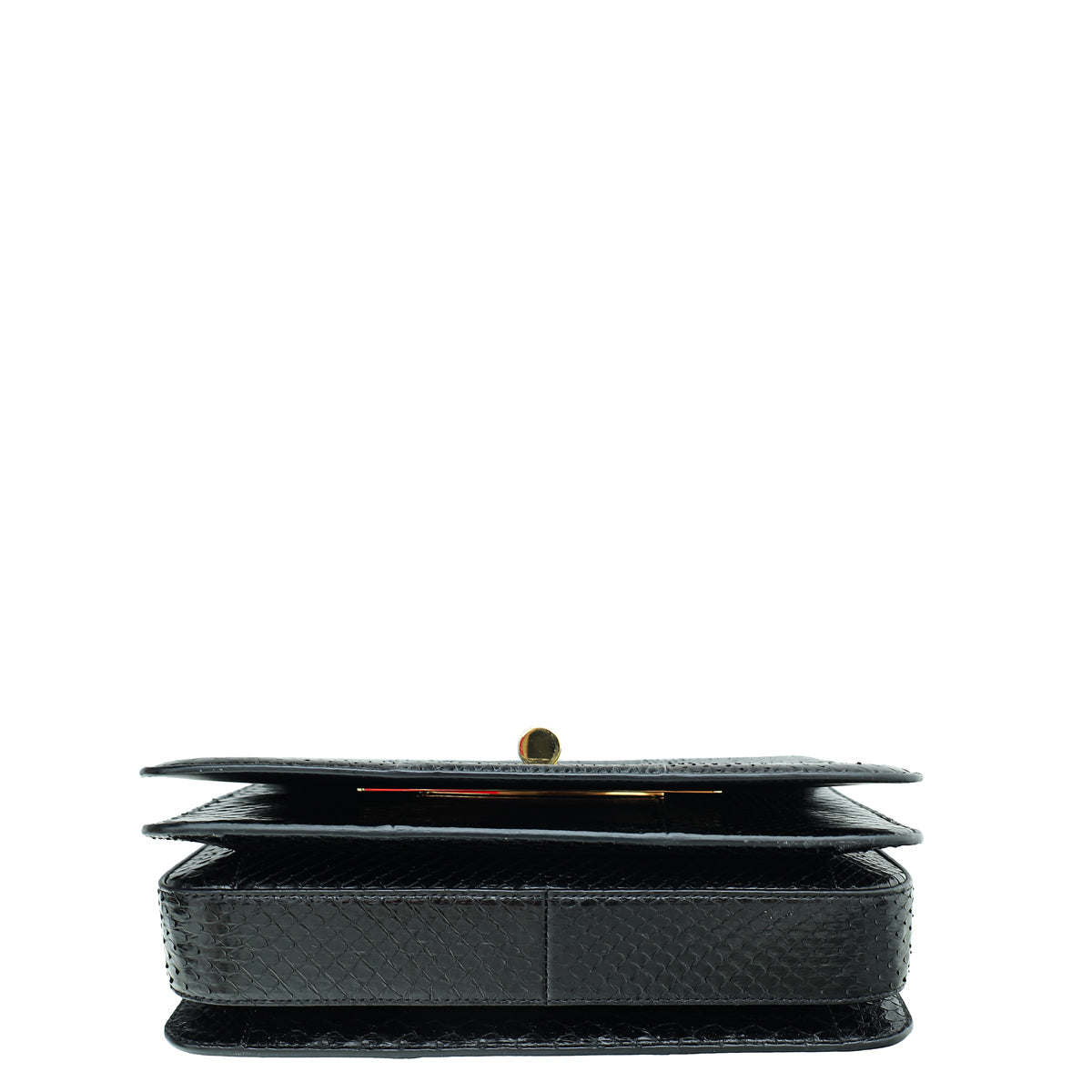 Tom Ford Black Python Natalia Large Satchel Bag