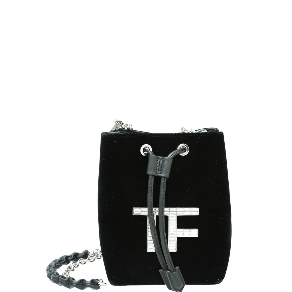 Tom Ford Black TF Mini Bucket Bag