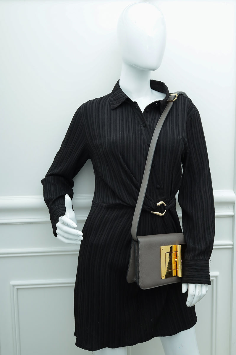 Tom Ford Grey Natalia East West Clutch