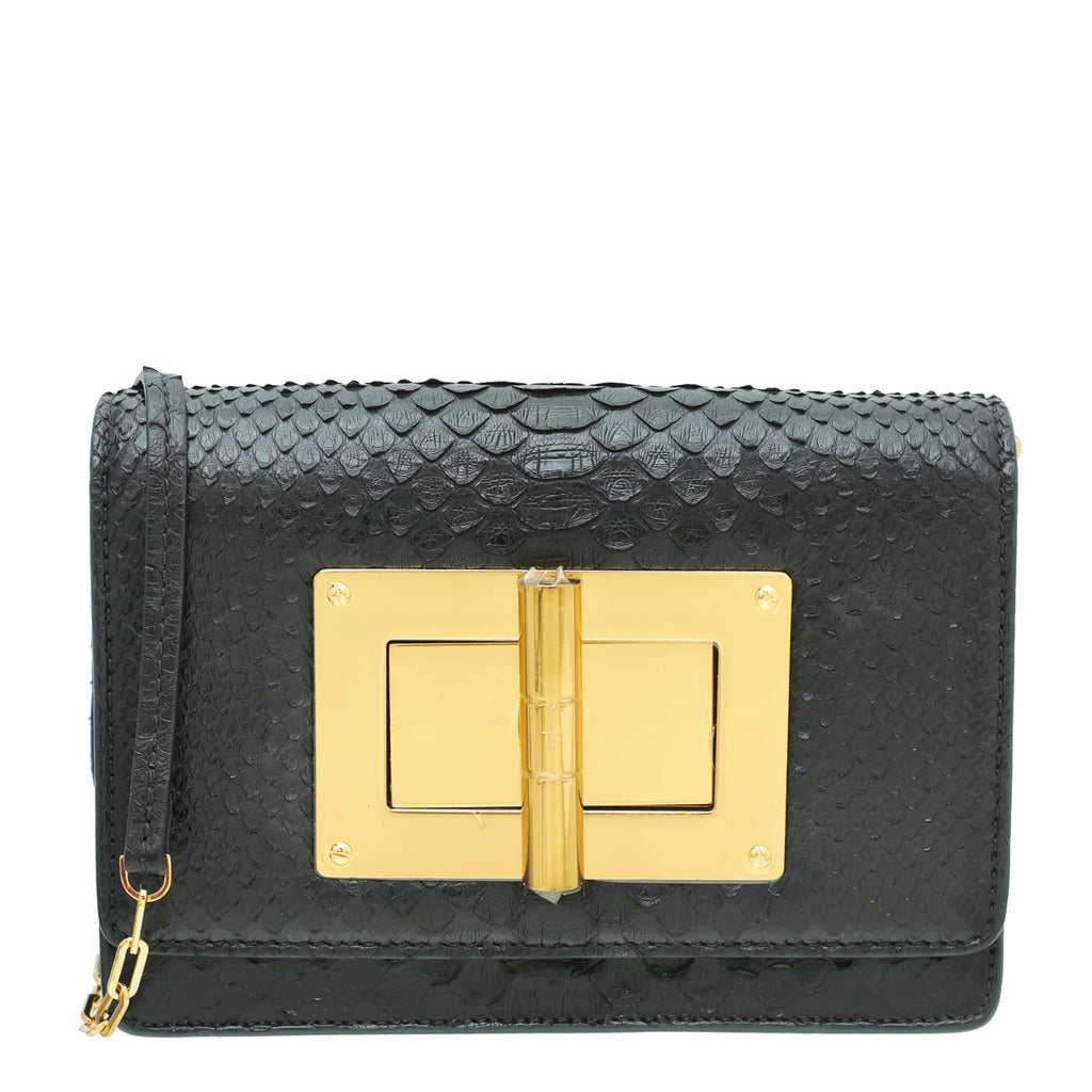 Tom Ford Black Python Natalia Mini Bag