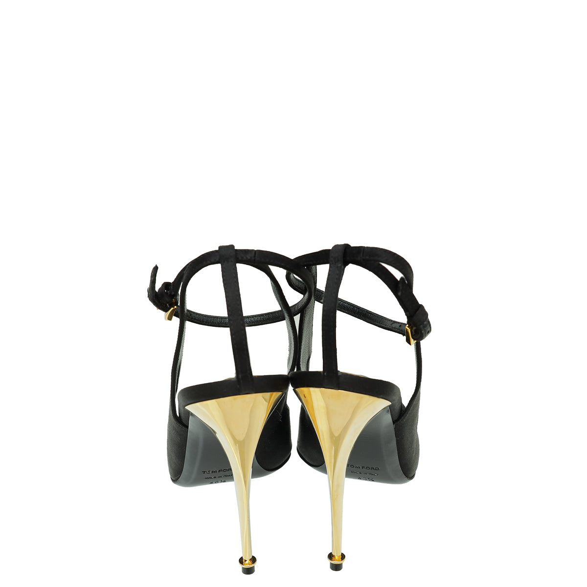 Tom Ford Black Blade 105 Sling Ankle Strap Pumps 40.5