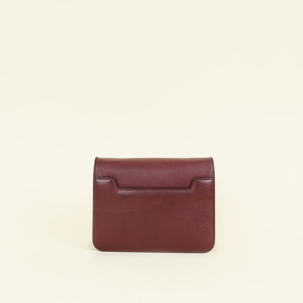 Tom Ford Burgundy Natalia Flap Medium Shoulder Bag