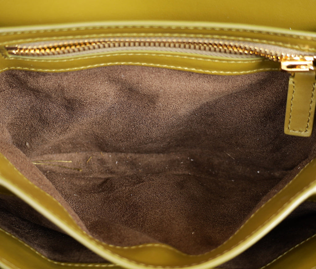 Tom Ford Olive Natalia Python Medium Shoulder Bag