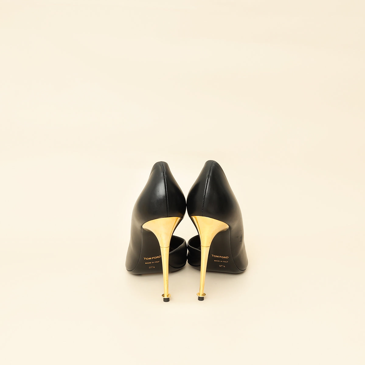 Tom Ford Black D'Orsay Pumps 37.5