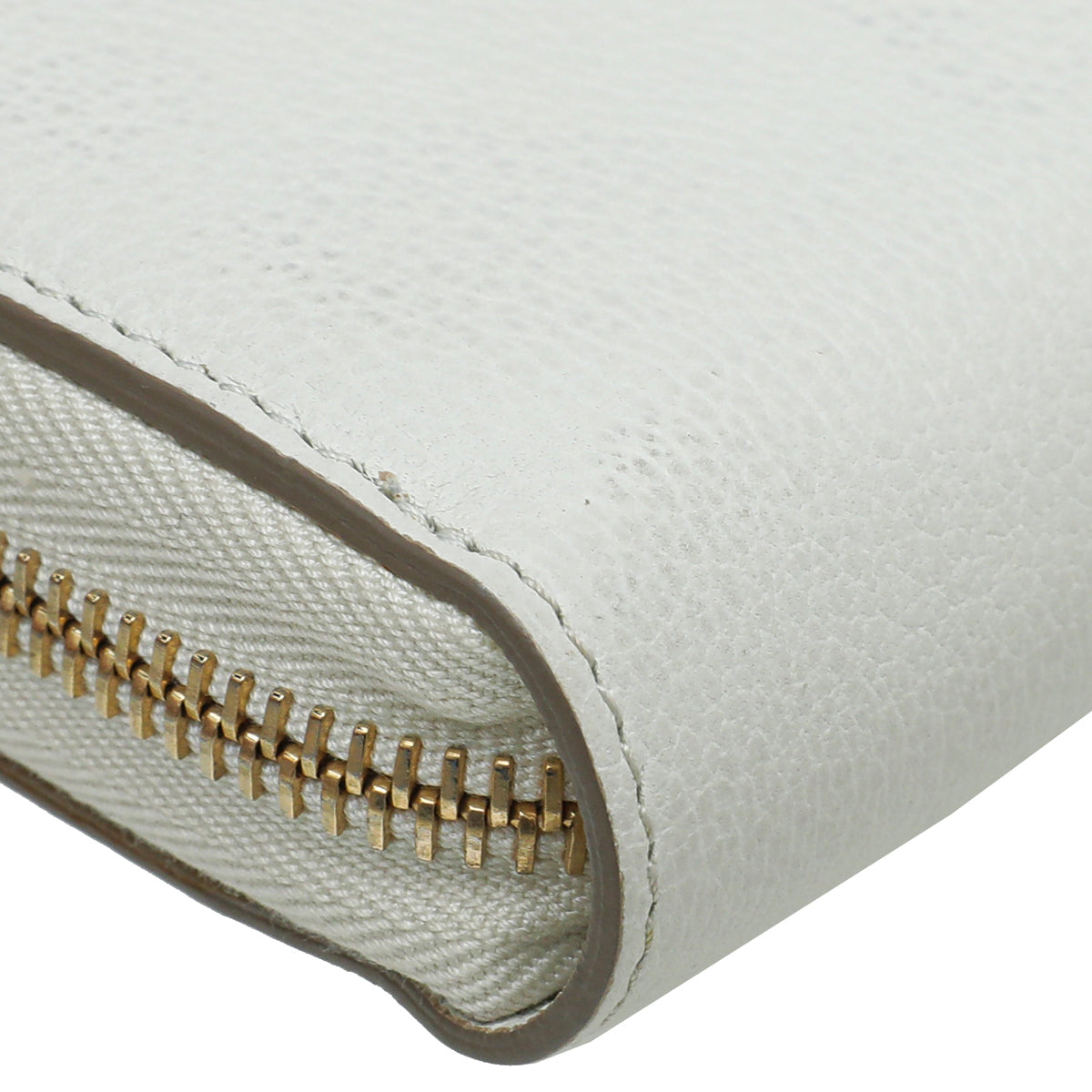 Tom Ford White TF Zip Around Wallet