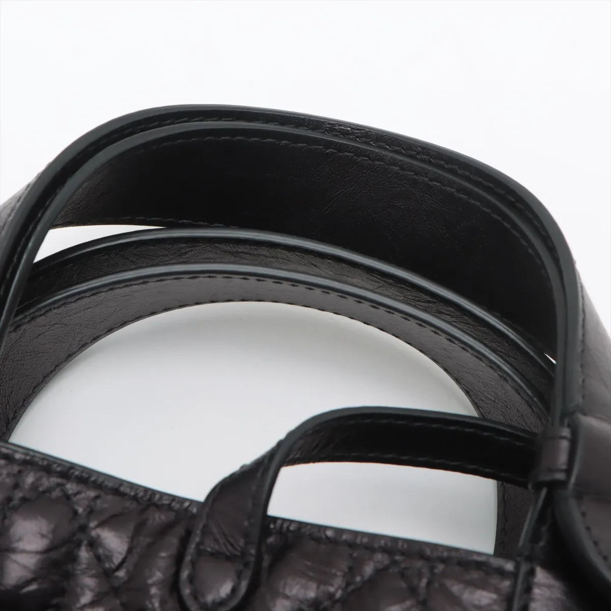 Christian Dior Black Macrocannage Leather Small Toujours Bag [Clearance Sale]