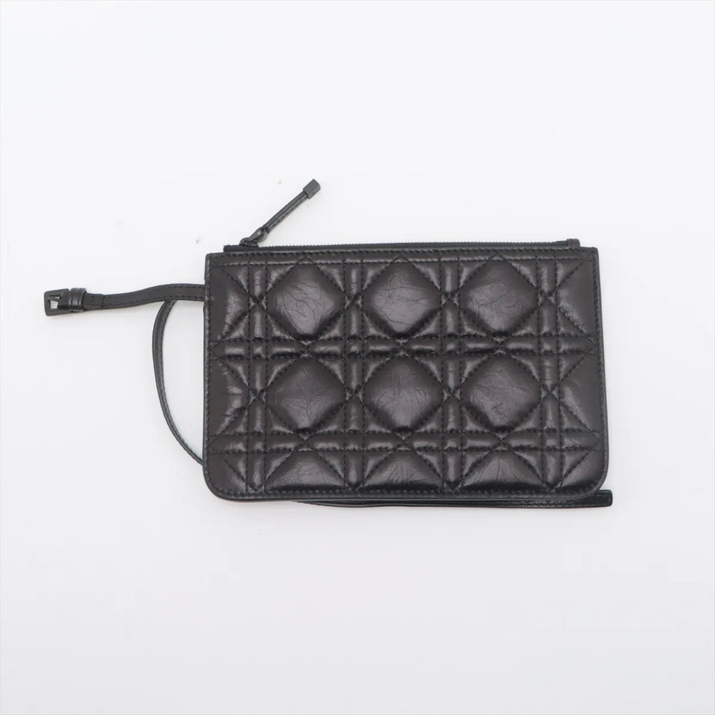 Christian Dior Black Macrocannage Leather Small Toujours Bag [Clearance Sale]