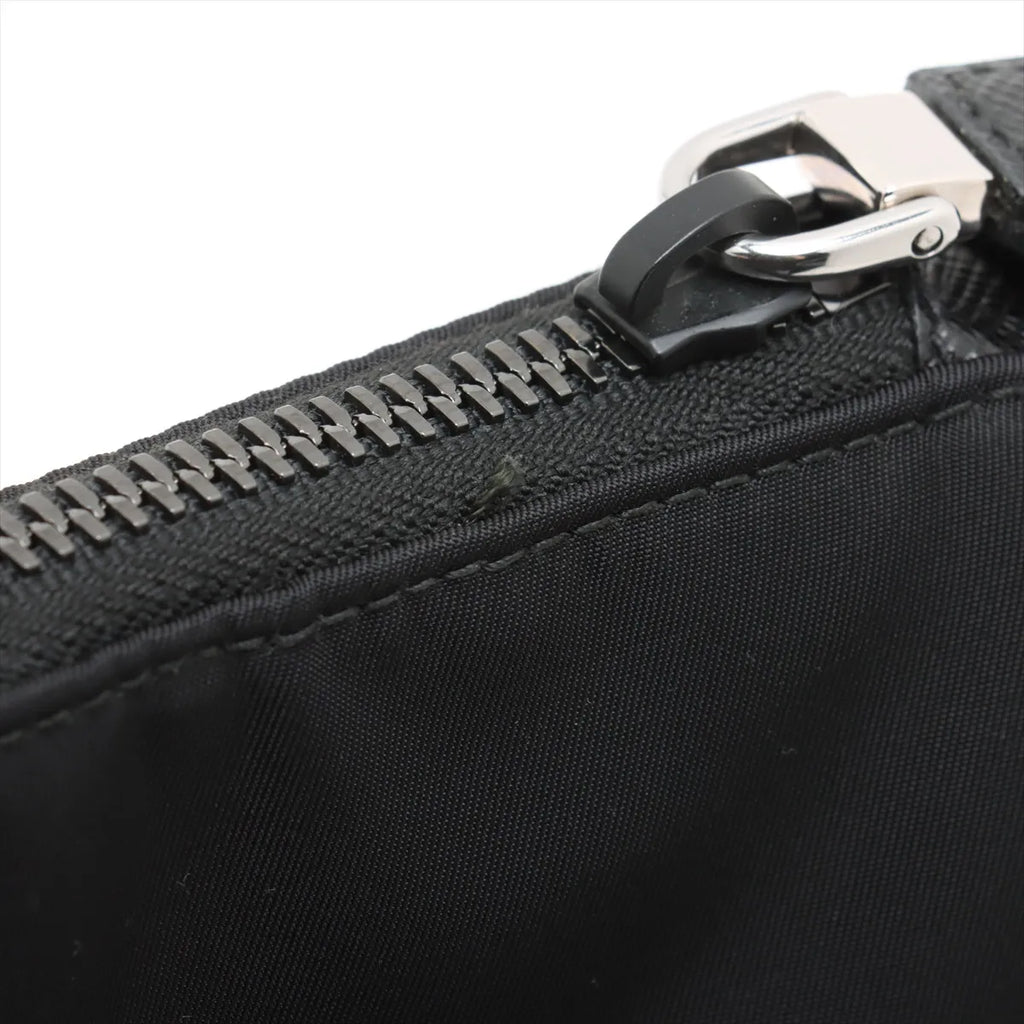 Prada Black Re-Nylon and Saffiano Leather Shoulder Bag [Clearance Sale]