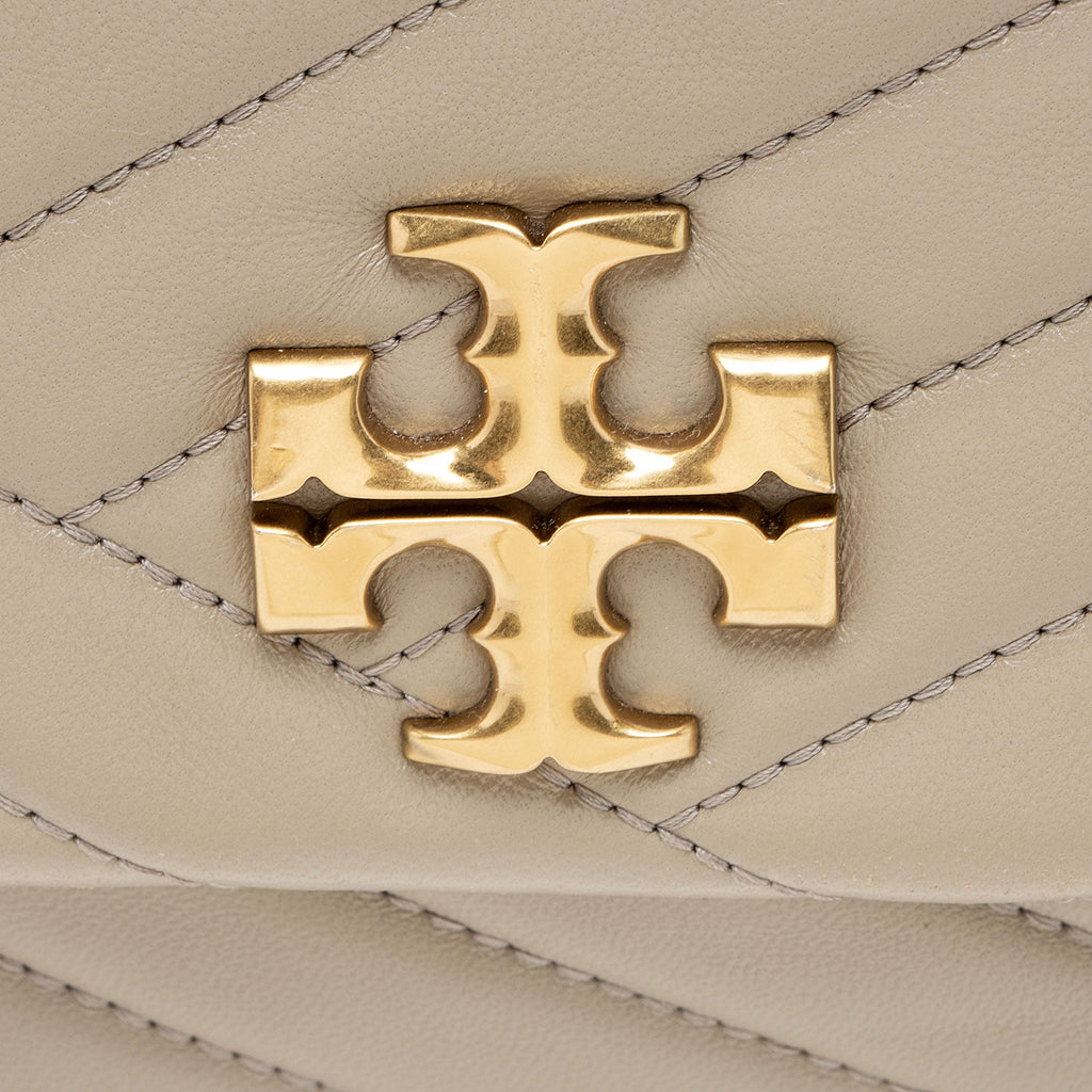 Tory Burch Chevron Leather Kira Large Shoulder Bag