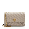 Tory Burch Chevron Leather Kira Large Shoulder Bag