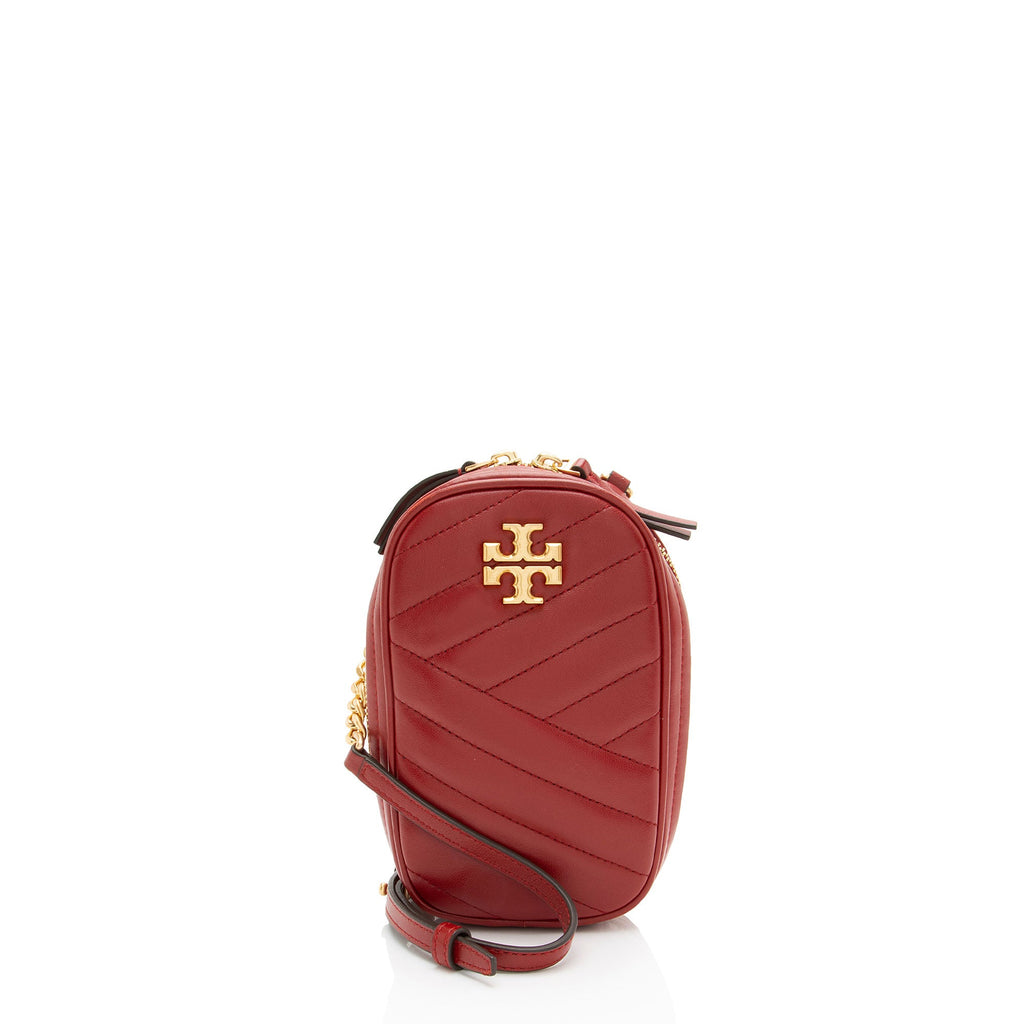 Tory Burch Chevron Leather Kira Mini Crossbody