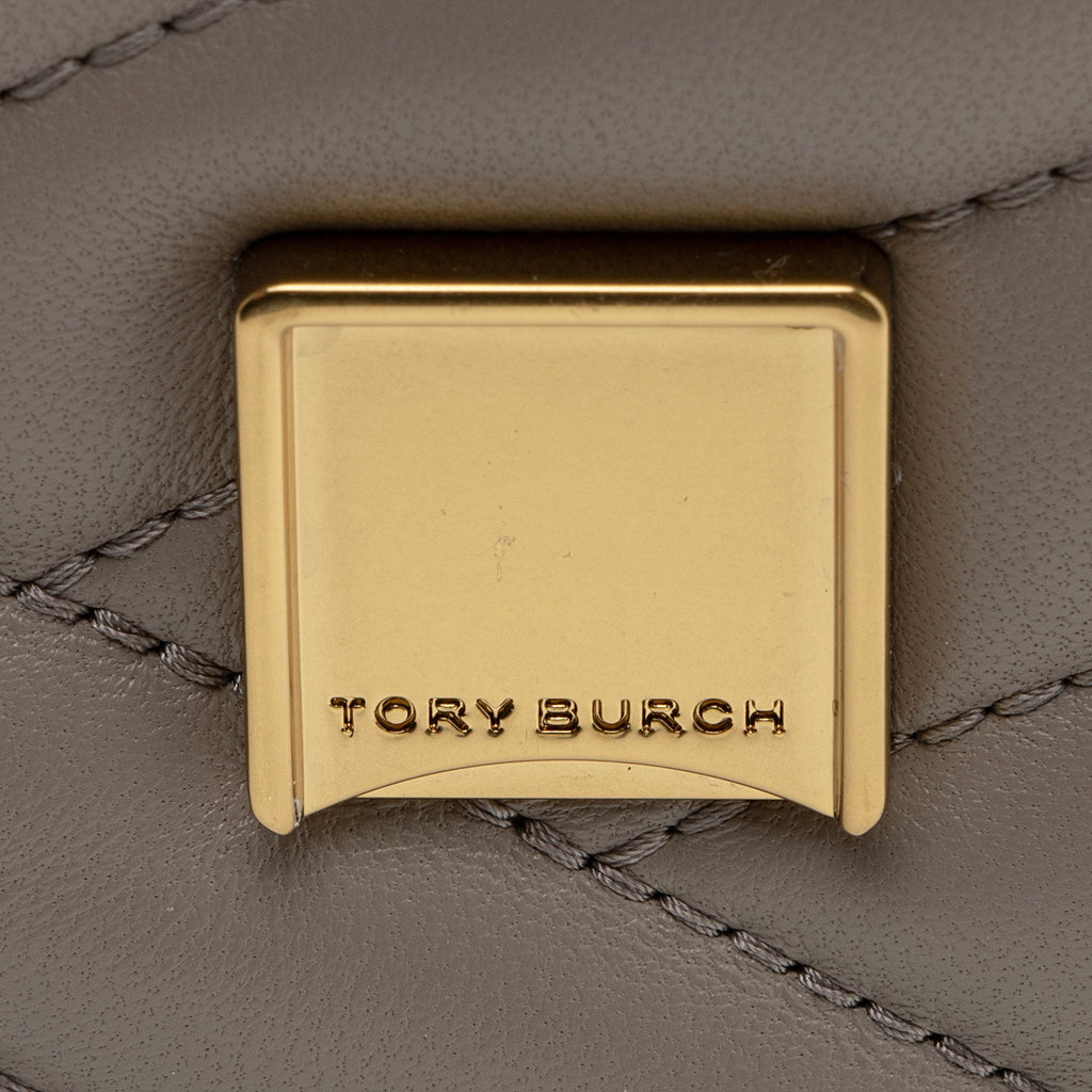 Tory Burch Chevron Leather Kira Small Flap Bag
