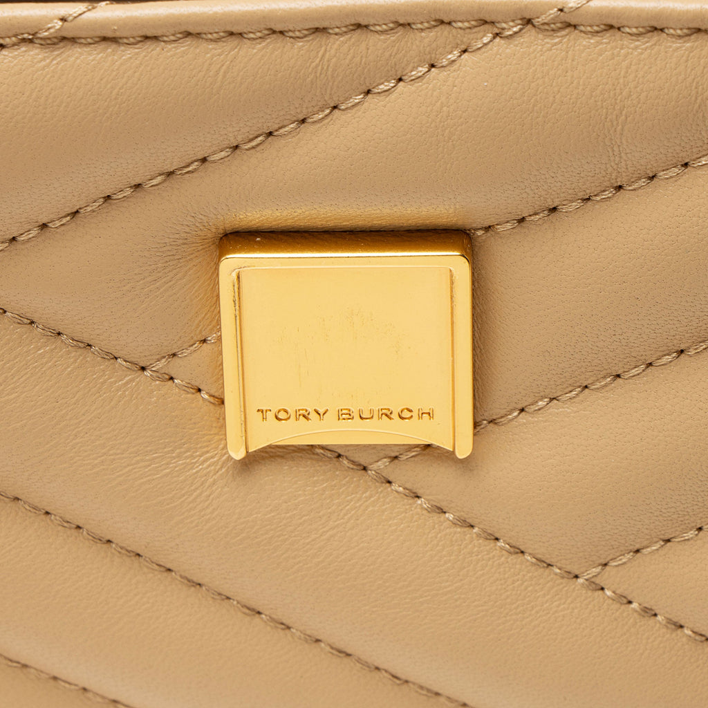 Tory Burch Chevron Leather Kira Small Flap Bag