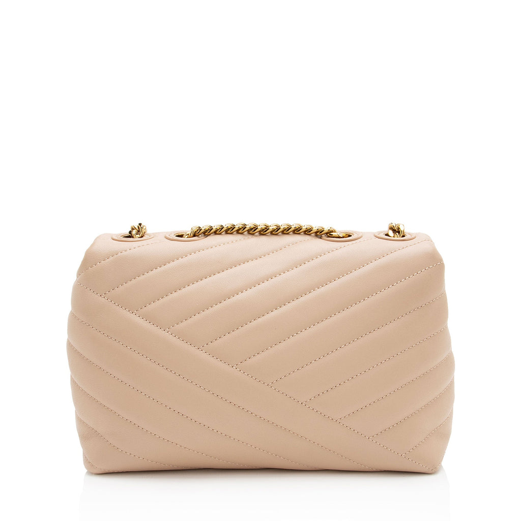 Tory Burch Chevron Leather Kira Small Shoulder Bag