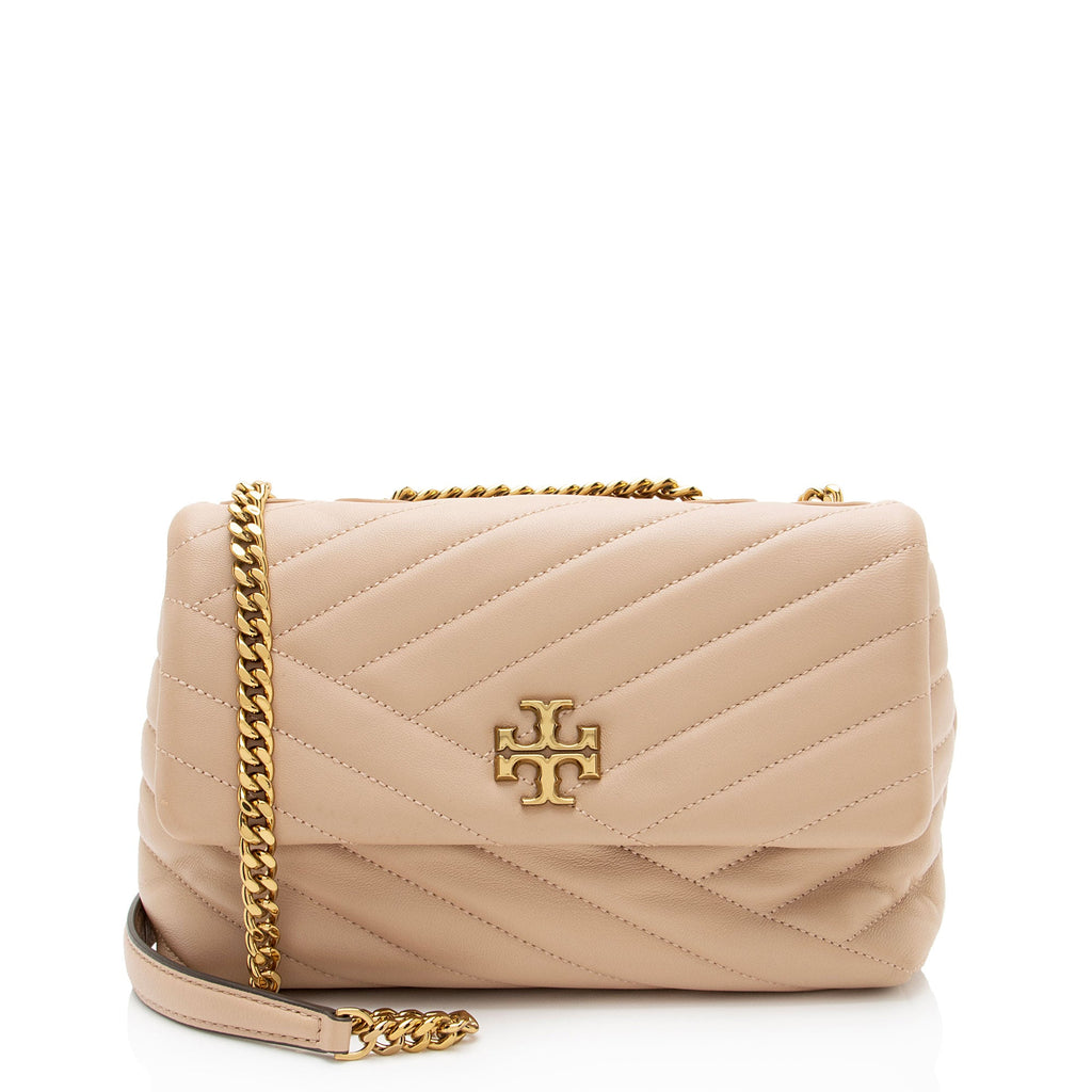 Tory Burch Chevron Leather Kira Small Shoulder Bag