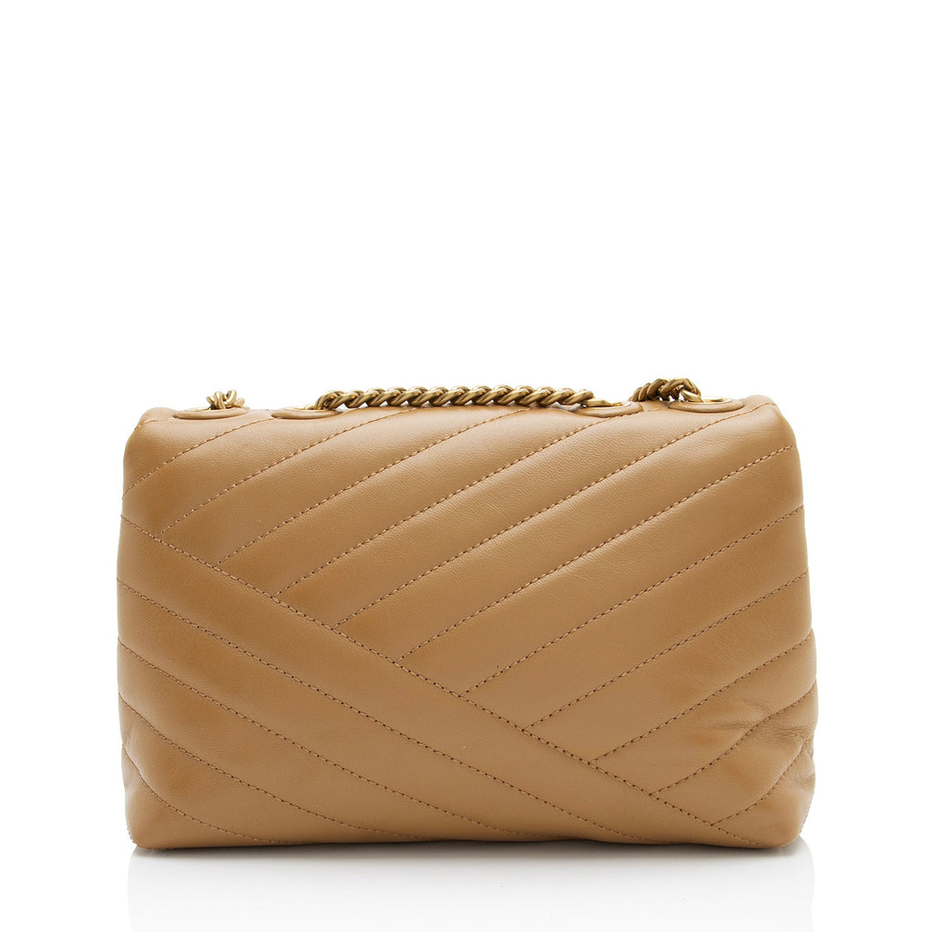 Tory Burch Chevron Leather Kira Small Shoulder Bag