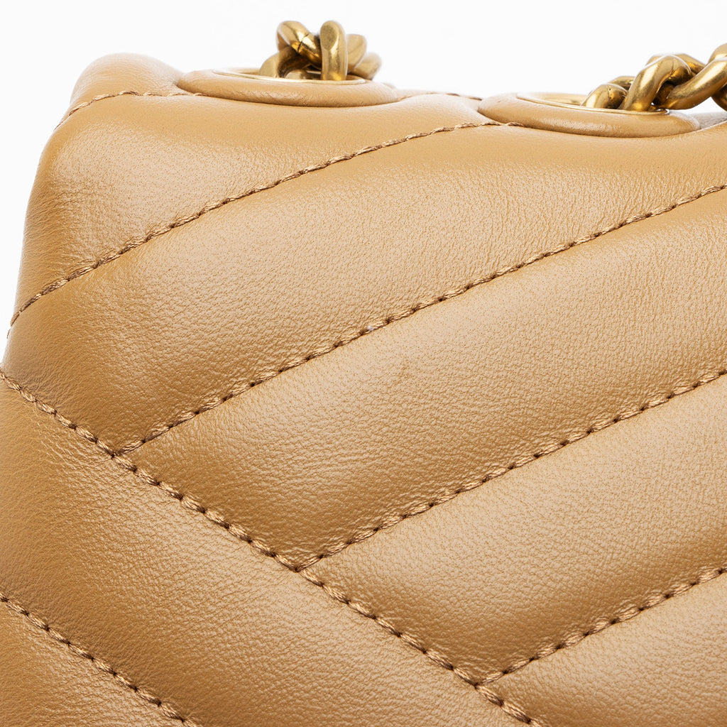 Tory Burch Chevron Leather Kira Small Shoulder Bag