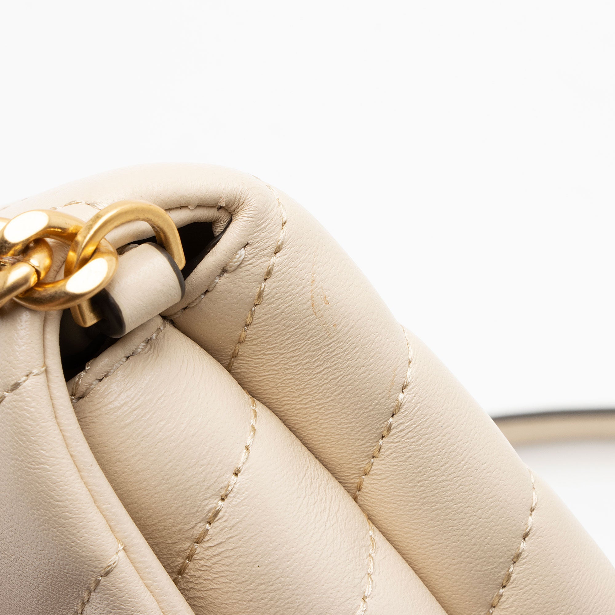 Tory Burch Chevron Leather Kira Wallet on Chain