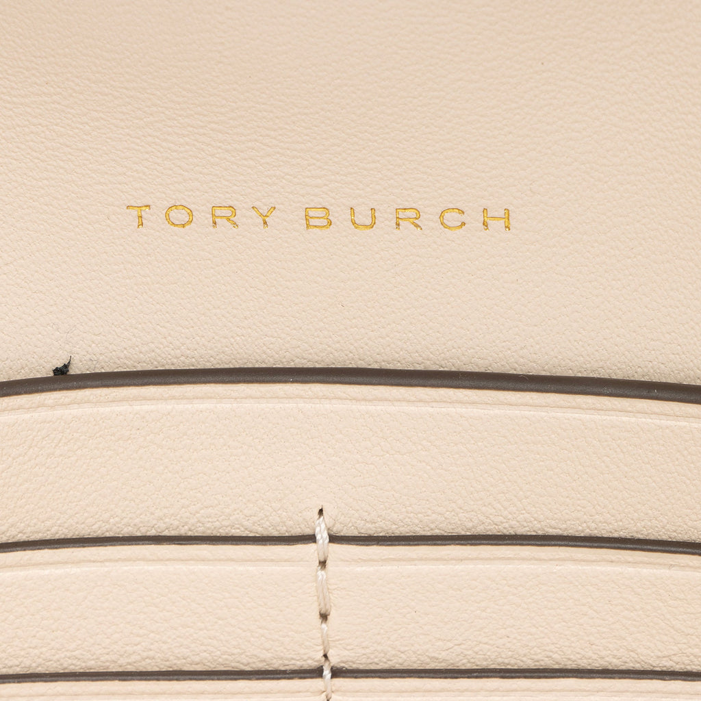 Tory Burch Chevron Leather Kira Wallet on Chain