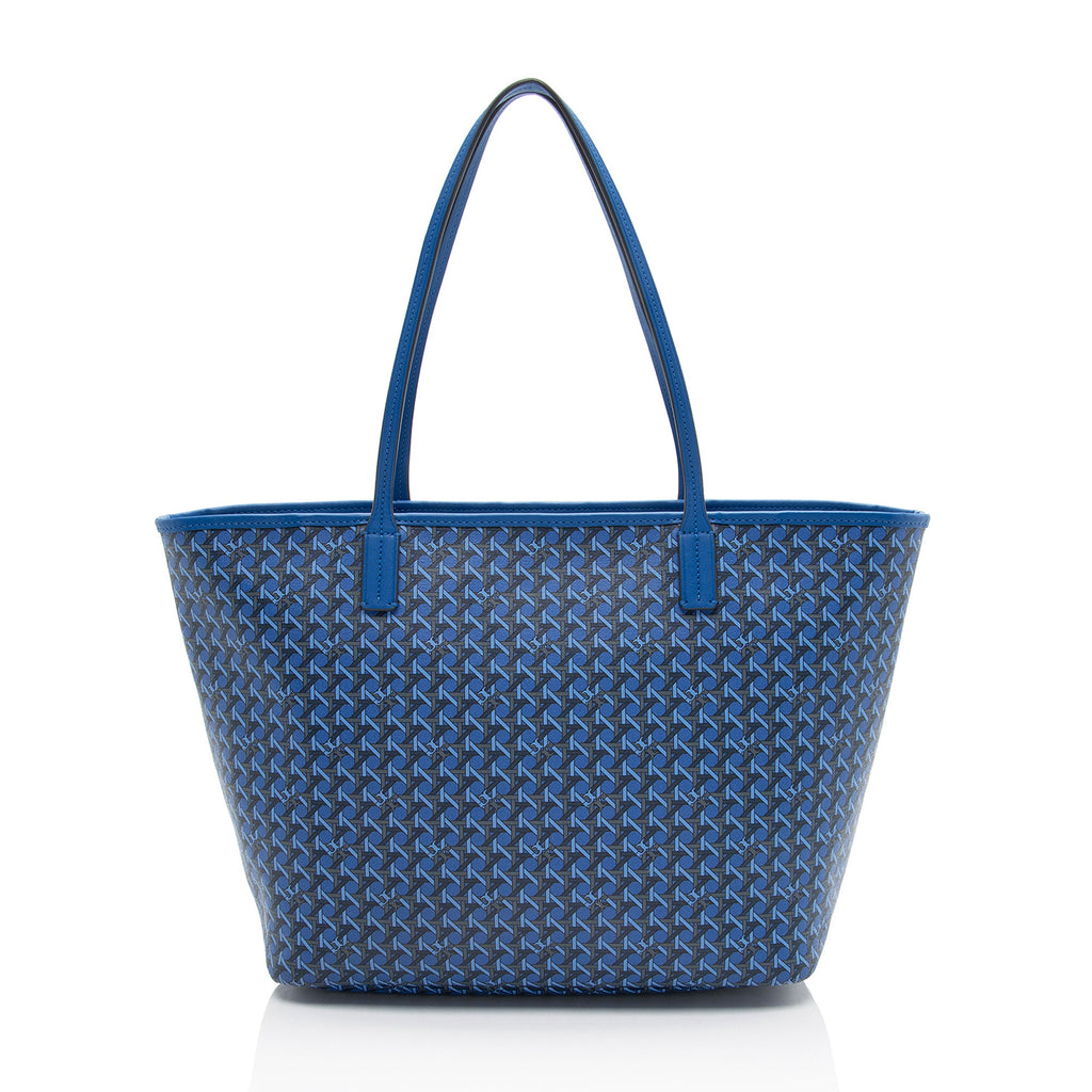 Tory Burch Coated Canvas Ever Ready Zip Top Tote