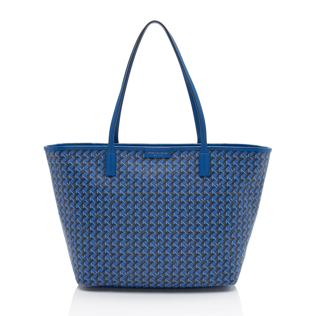 Tory Burch Coated Canvas Ever Ready Zip Top Tote