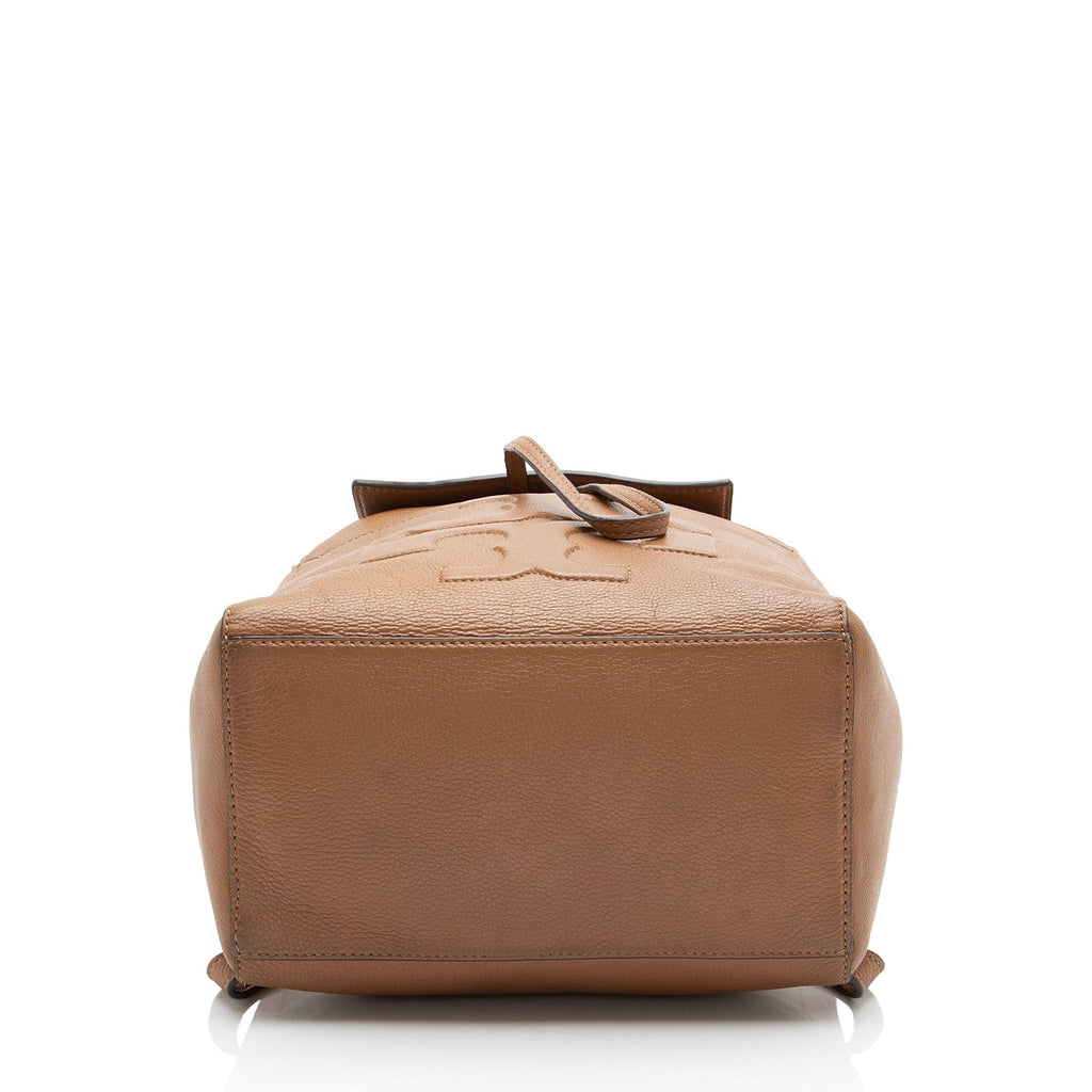 Tory Burch Leather Bombe T Flap Backpack