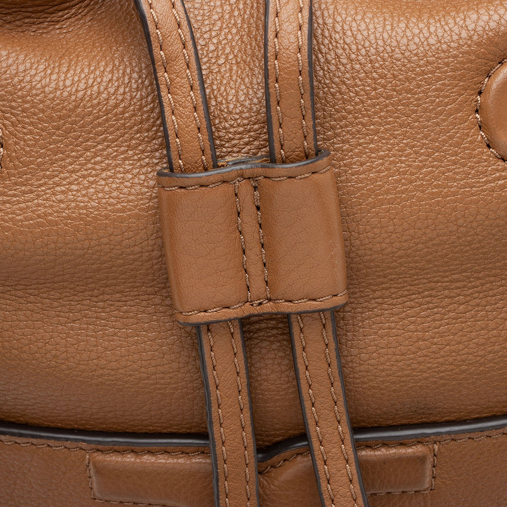 Tory Burch Leather Bombe T Flap Backpack
