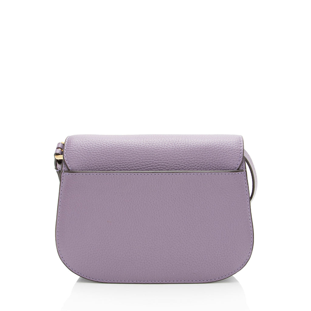 Tory Burch Leather Britten Saddle Small Crossbody