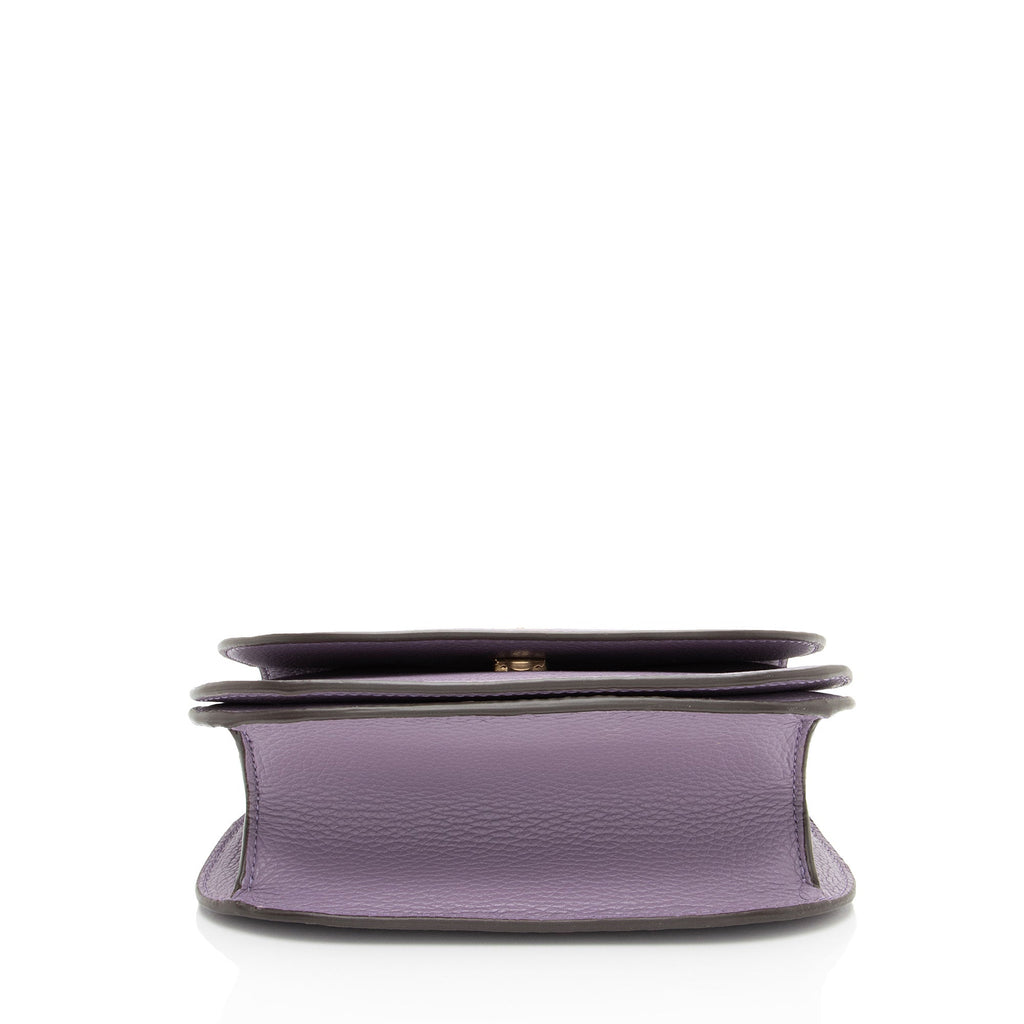 Tory Burch Leather Britten Saddle Small Crossbody