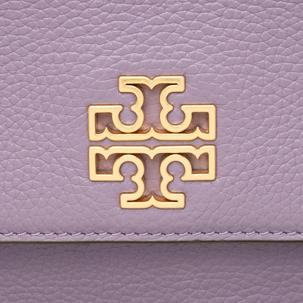 Tory Burch Leather Britten Saddle Small Crossbody