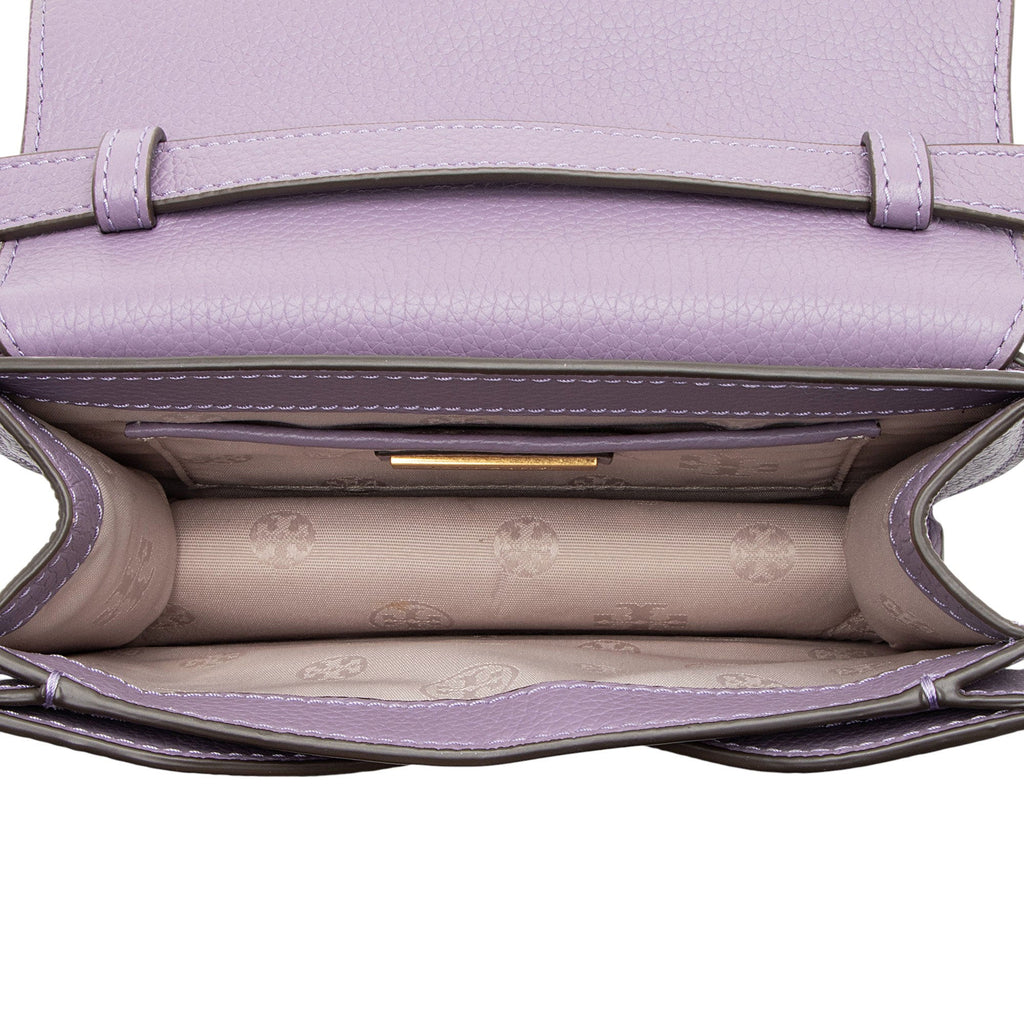 Tory Burch Leather Britten Saddle Small Crossbody