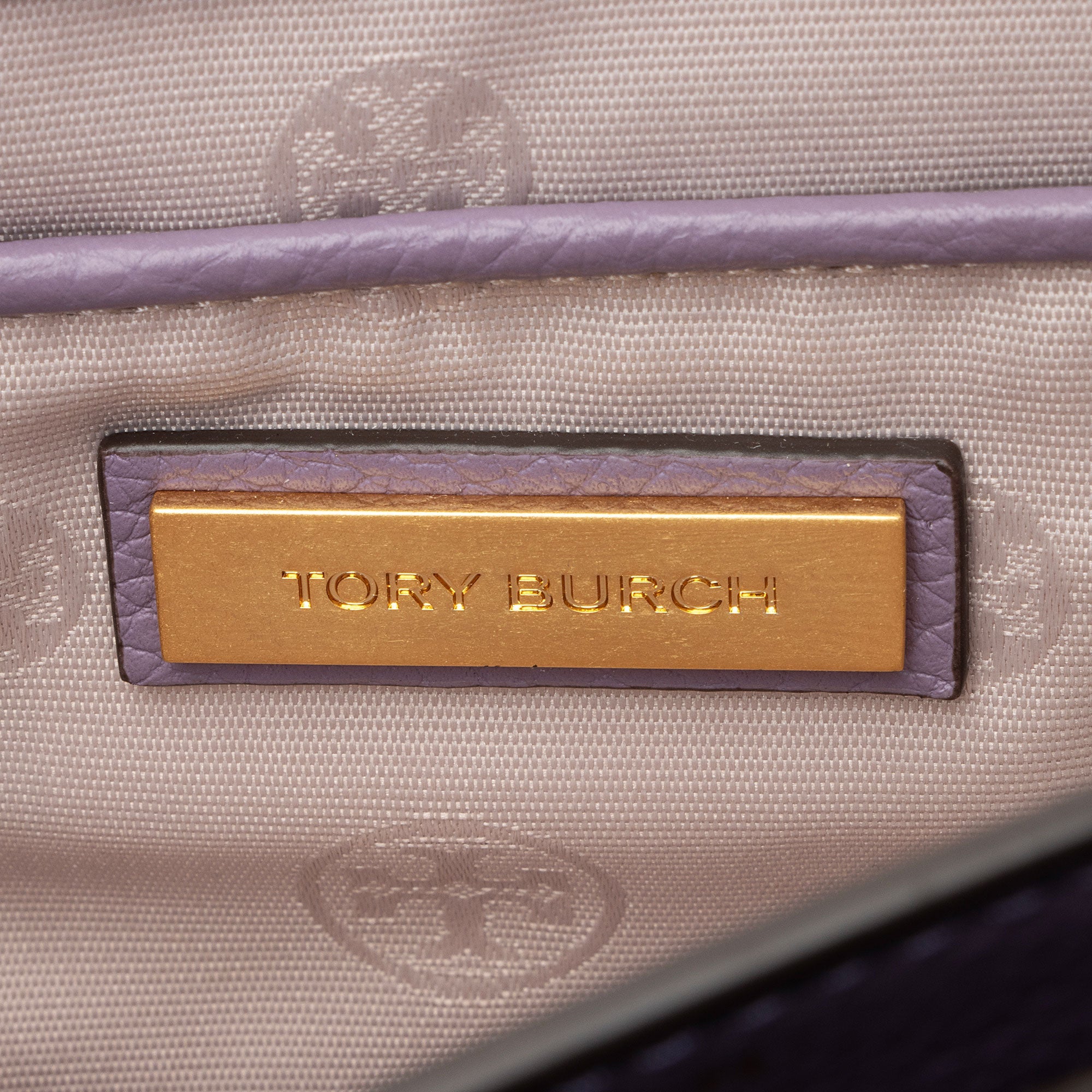 Tory Burch Leather Britten Saddle Small Crossbody