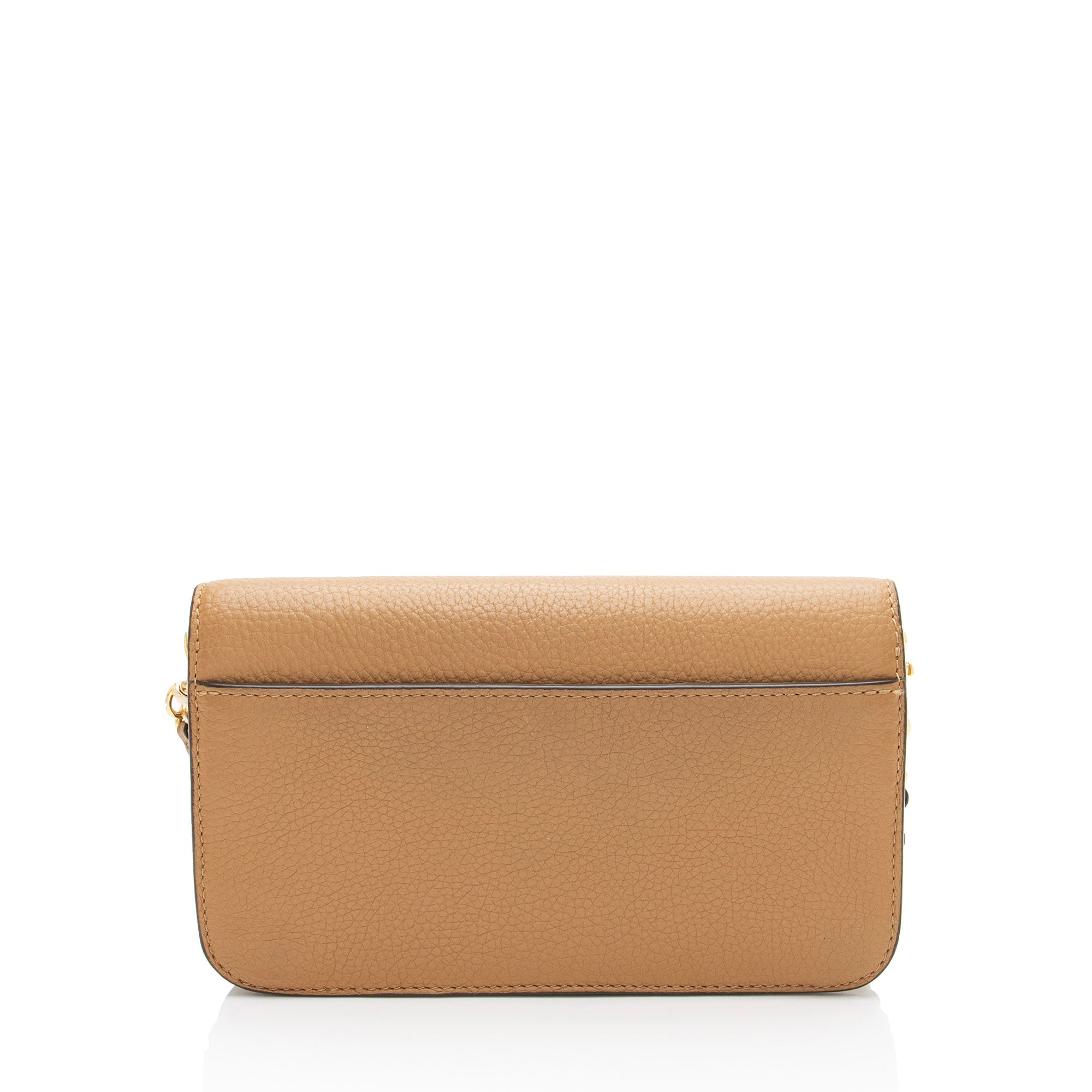 Tory Burch Leather Britten Wallet on Chain