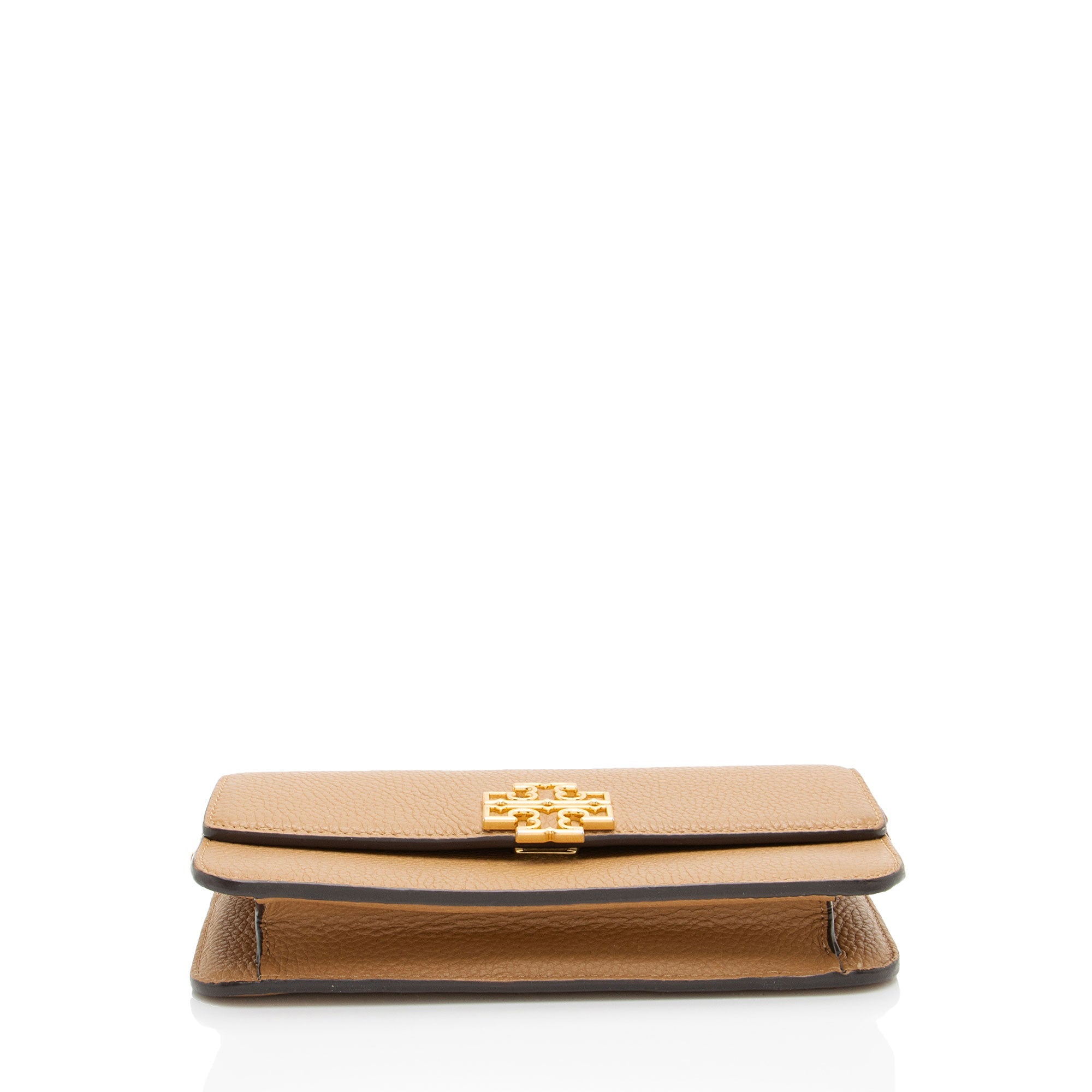 Tory Burch Leather Britten Wallet on Chain