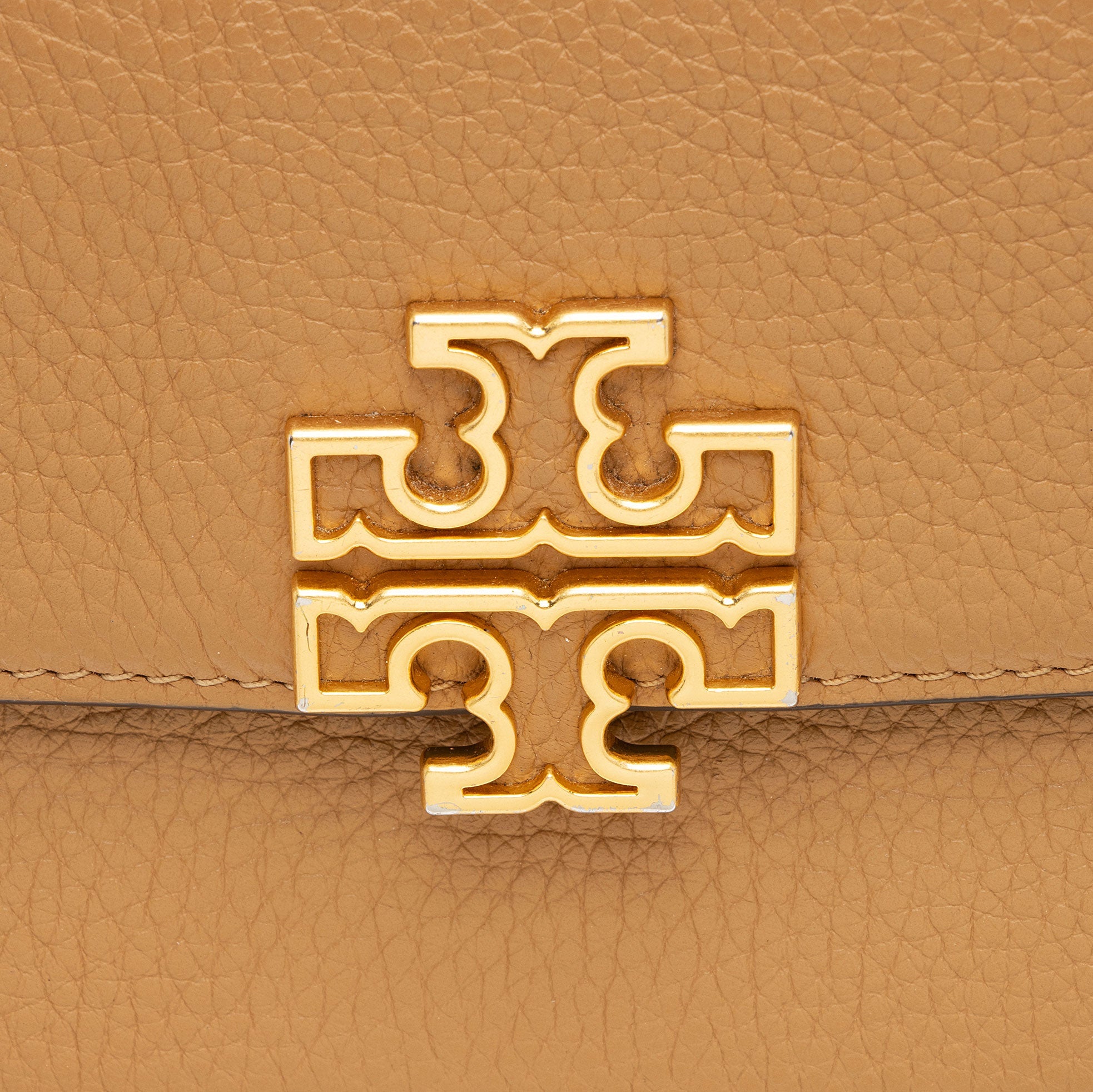 Tory Burch Leather Britten Wallet on Chain