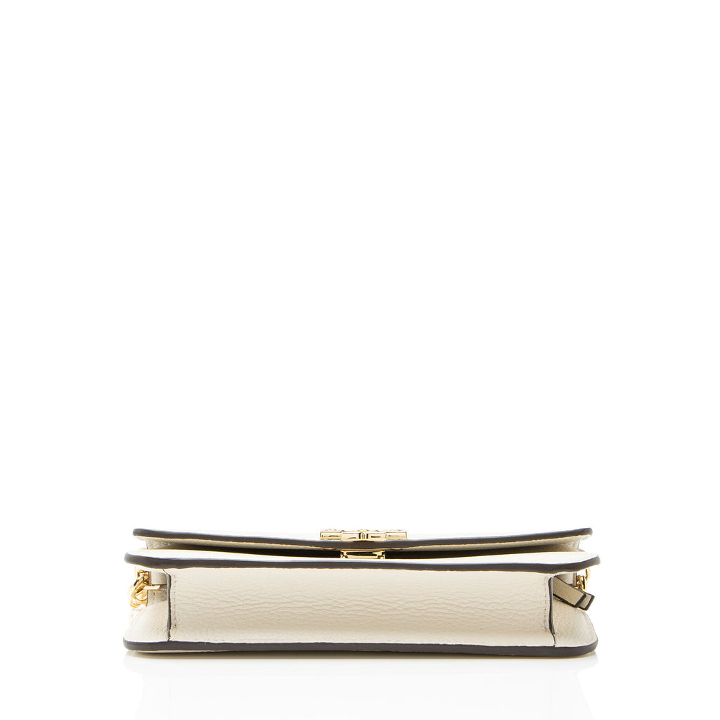 Tory Burch Leather Britten Wallet on Chain