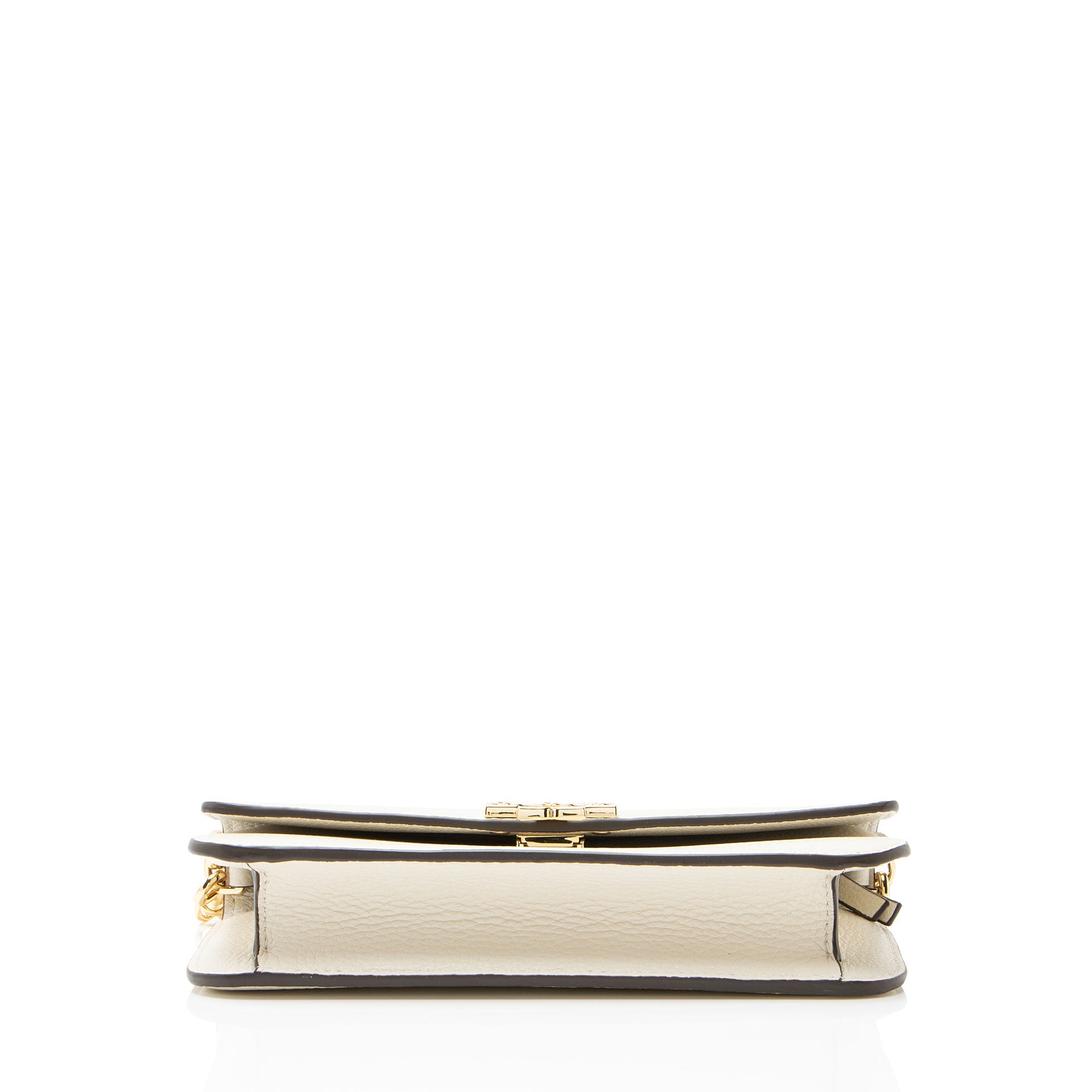 Tory Burch Leather Britten Wallet on Chain